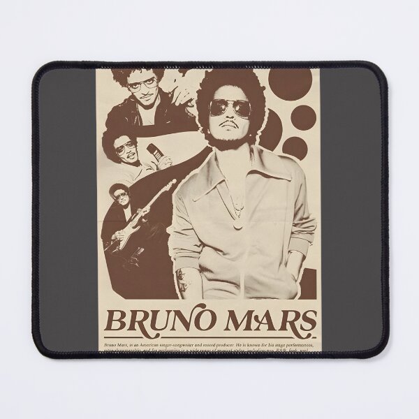 Item preview, Retro Inspired Bruno Mars Illustration with Vintage Style Design designed and sold by Barhooom.