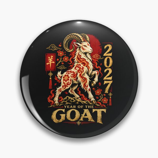 Item preview, Year of the goat 2027 Chinese new year designed and sold by Emmatshirt1.