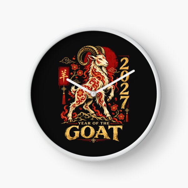 Item preview, Year of the goat 2027 Chinese new year designed and sold by Emmatshirt1.