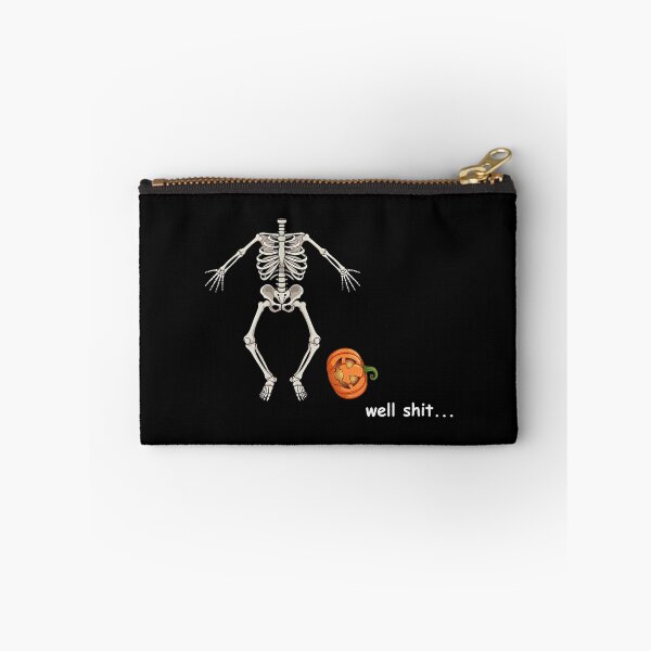 Item preview, Funny Halloween Skeleton Pumpkin Head Well Shit designed and sold by nryum.