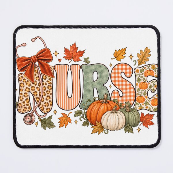 Item preview, Nurse Autumn Pumpkin Stethoscope Design designed and sold by VGAfanatic.