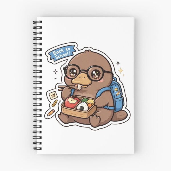 Item preview, Platypus Eating Bento Back To School designed and sold by Wildlife-Walk.