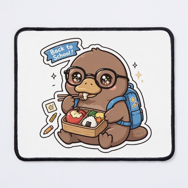 Item preview, Platypus Eating Bento Back To School designed and sold by Wildlife-Walk.