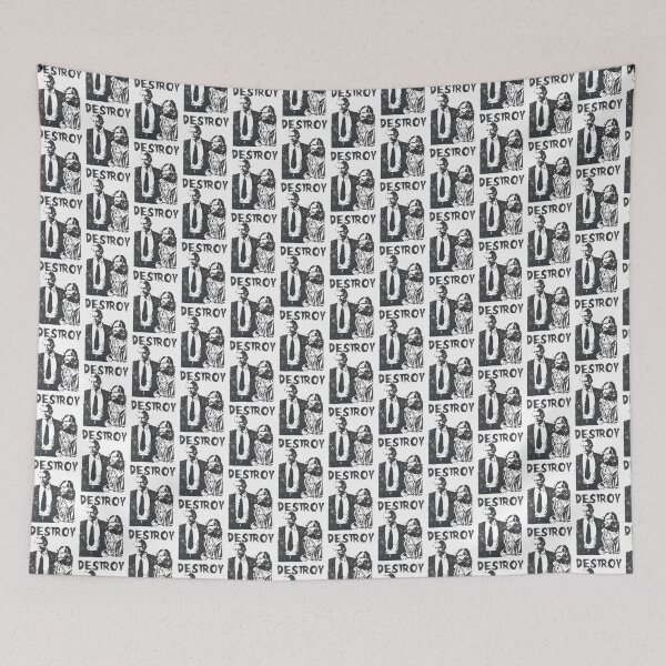 Item preview, Vintage Punk Art Destroy Graphic Design with Retro Grunge Style designed and sold by DesignerOsa.