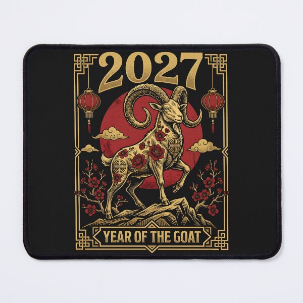 Item preview, Year of the goat 2027 Chinese new year designed and sold by Emmatshirt1.