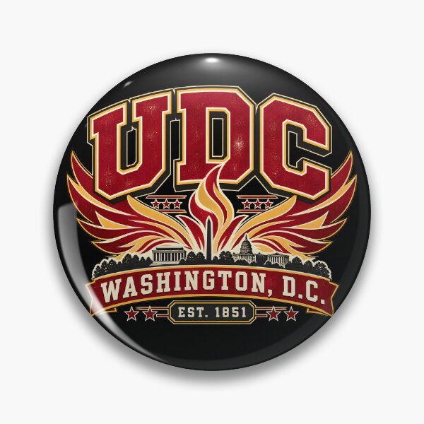 Artikelvorschau, UDC Washington DC Vintage Collegiate 1851 Emblem entworfen und verkauft von MR-HOOBY.