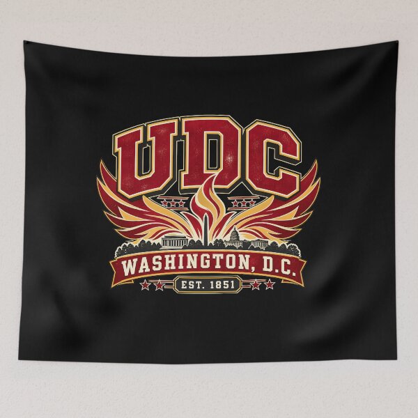 Item preview, UDC Washington DC Vintage Collegiate 1851 Emblem designed and sold by MR-HOOBY.