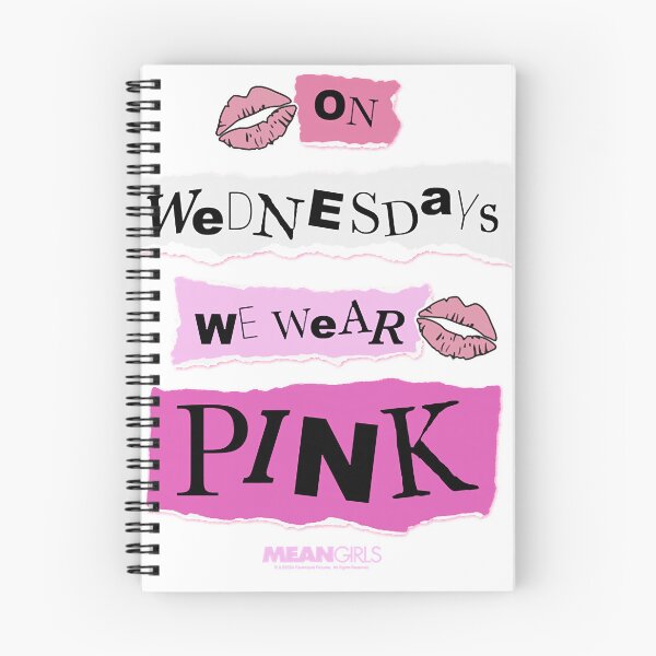 Item preview, Mean Girls On Wednesdays We Wear Pink Cutout Collage Movie  designed and sold by AshtonNielse.