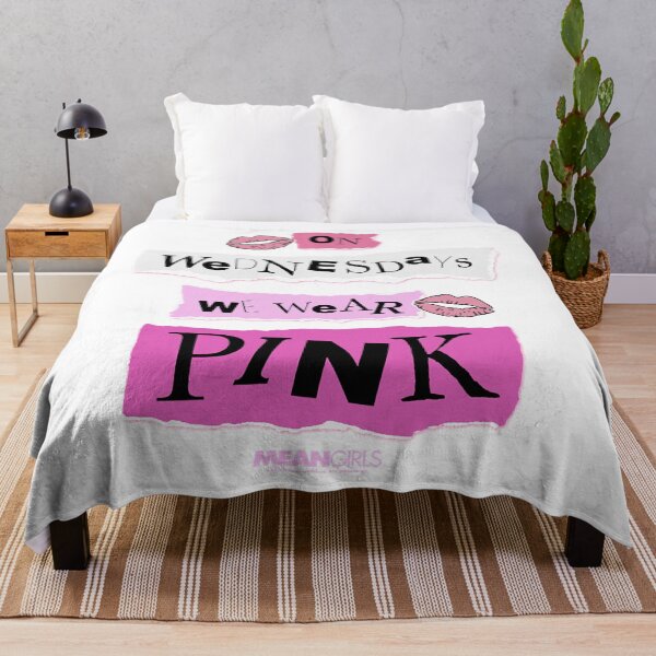 Item preview, Mean Girls On Wednesdays We Wear Pink Cutout Collage Movie designed and sold by AshtonNielse.