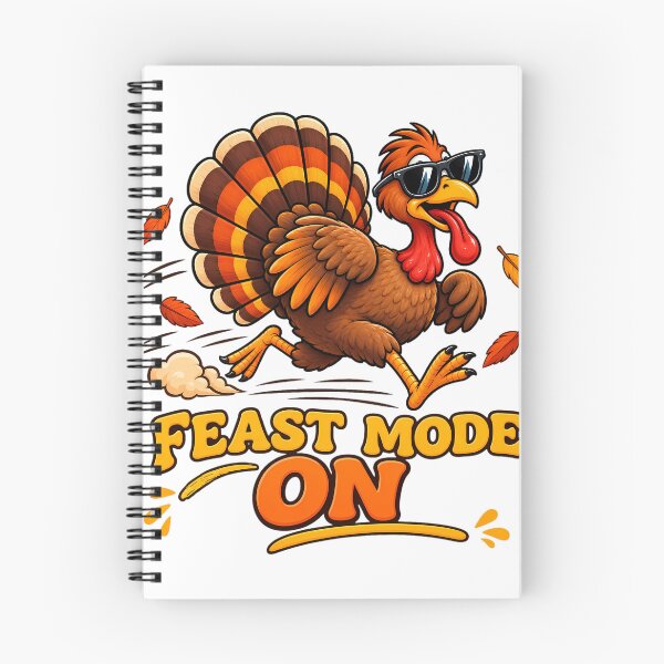Item preview, Feast Mode On Funny Thanksgiving Turkey - Turkey Trot Shirt designed and sold by 2Sec.
