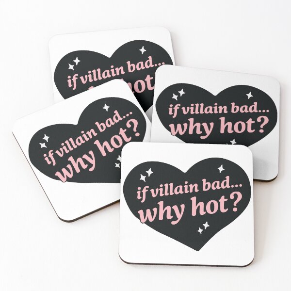 Item preview, If Villain Bad Why Hot Dark Romance Quote Bookish Dark Romance Reader Gift designed and sold by BrownHorse90s.