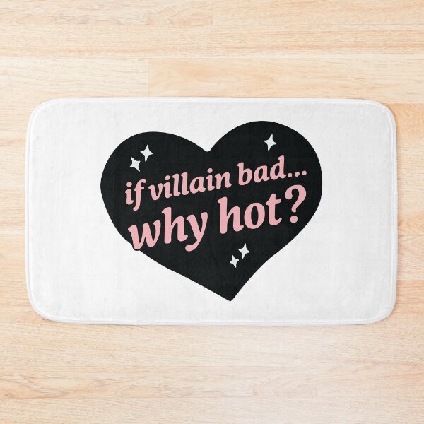 Item preview, If Villain Bad Why Hot Dark Romance Quote Bookish Dark Romance Reader Gift designed and sold by BrownHorse90s.
