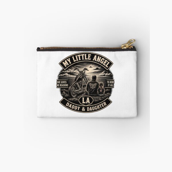 Item preview, Daddy’s Little Angel – Father & Daughter Motorcycle Gift designed and sold by Bocianessco.