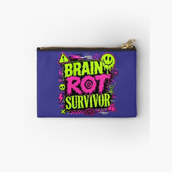 Item preview, Brain Rot Survivor Funny Internet Humor Gen Z Meme designed and sold by DoceVaga.
