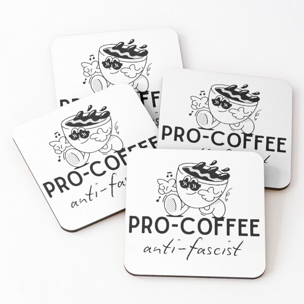 Item preview, Pro-coffee, anti-fascist. designed and sold by urkiddingm8.