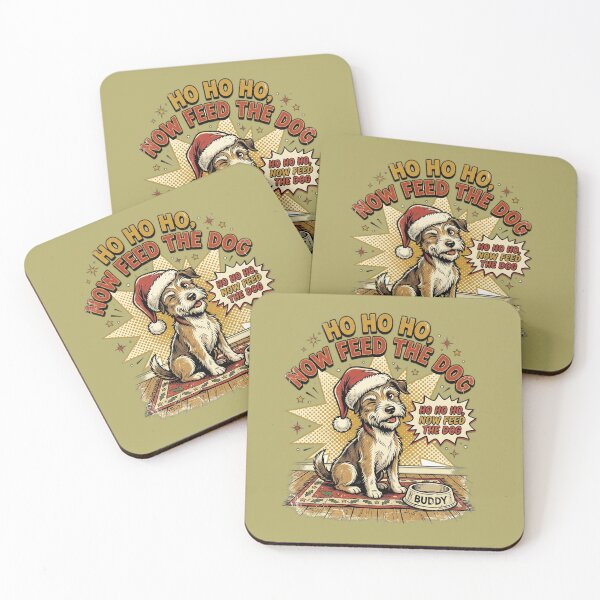 Item preview, Ho Ho Ho Now Feed The Dog designed and sold by FurRealStudioCo.