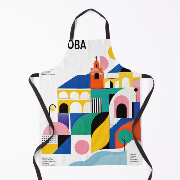 Item preview, Colorful geometric poster illustration of Crdoba, Argentina, fe designed and sold by ckybe.