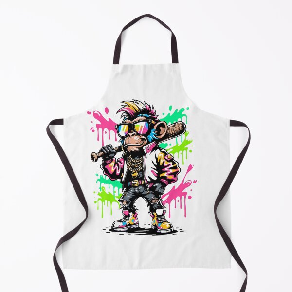 Item preview, Monkey Baseball Drip Funny Animal Party Sport Street Art Comfort Colors Adult designed and sold by AshtonNielse.