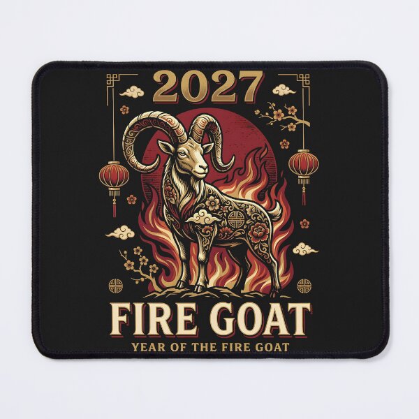 Item preview, Year of the goat fire 2027 Chinese new year designed and sold by Emmatshirt1.
