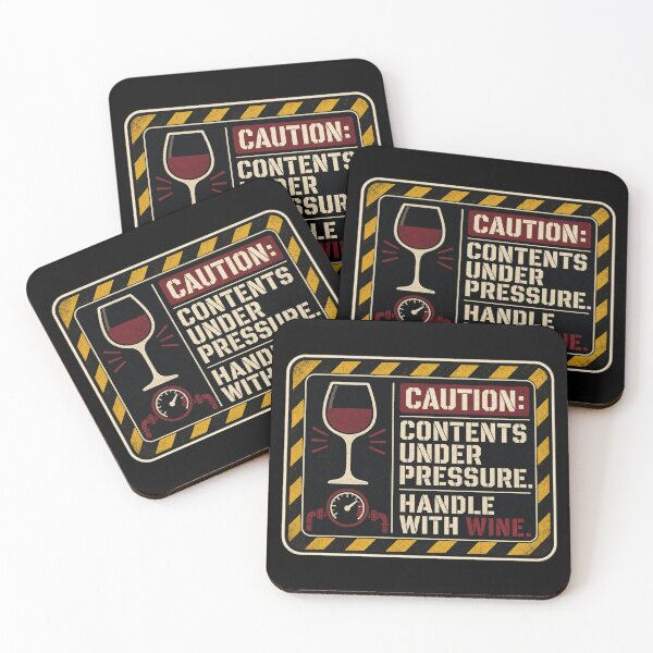 Item preview, Caution Contents Under Pressure Handle With Wine Shirt, Funny Mom T-Shirt, Wine Lover Tee, Funny Warning Label Gift Shirt, Sarcastic Mom Humor Graphic designed and sold by TshirtsLabs.