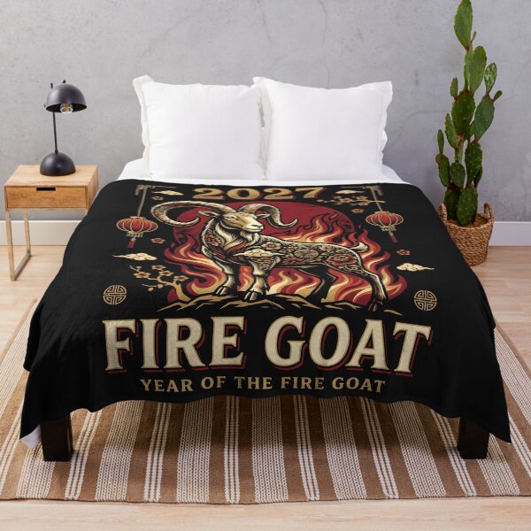 Item preview, Year of the goat fire 2027 Chinese new year designed and sold by Emmatshirt1.