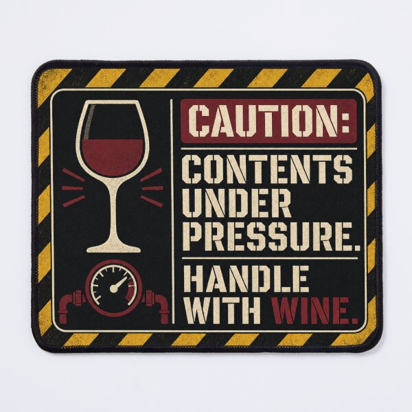 Item preview, Caution Contents Under Pressure Handle With Wine Shirt, Funny Mom T-Shirt, Wine Lover Tee, Funny Warning Label Gift Shirt, Sarcastic Mom Humor Graphic designed and sold by TshirtsLabs.
