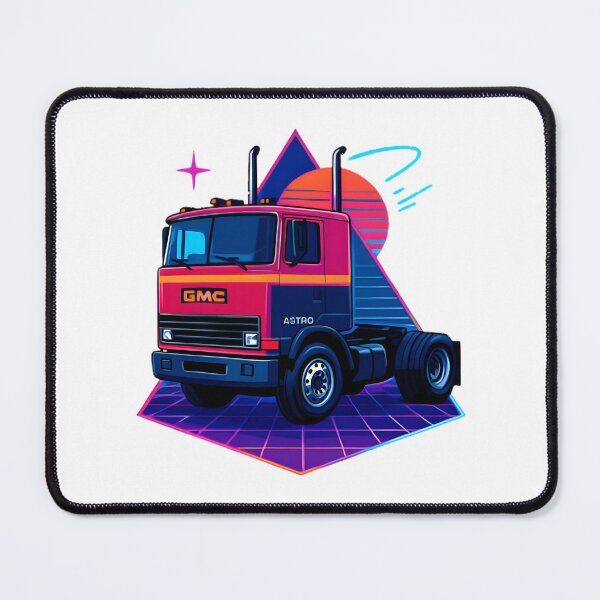 Item preview, Vintage GMC Astro Truck Classic Heavy Duty Vehicle Illustration designed and sold by HopeHava.