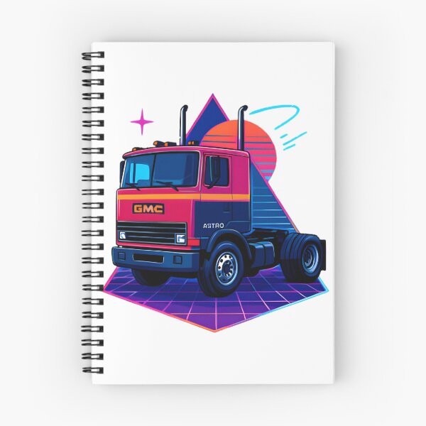Item preview, Vintage GMC Astro Truck Classic Heavy Duty Vehicle Illustration designed and sold by HopeHava.