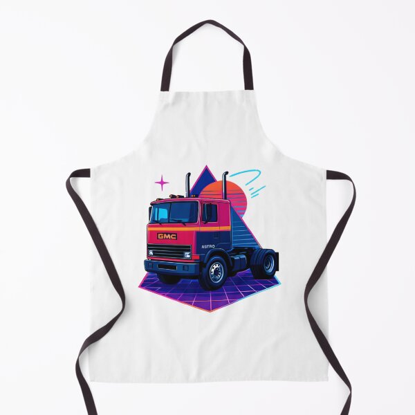 Item preview, Vintage GMC Astro Truck Classic Heavy Duty Vehicle Illustration designed and sold by HopeHava.