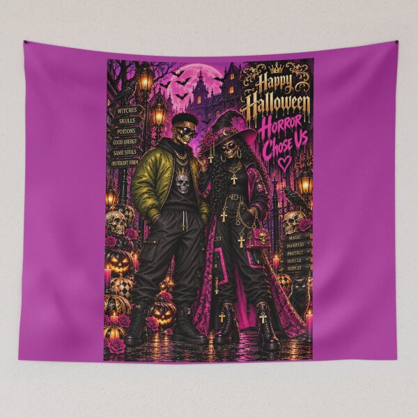 Item preview, Horror Chose Us - Happy Halloween designed and sold by DesignsByPrnces.