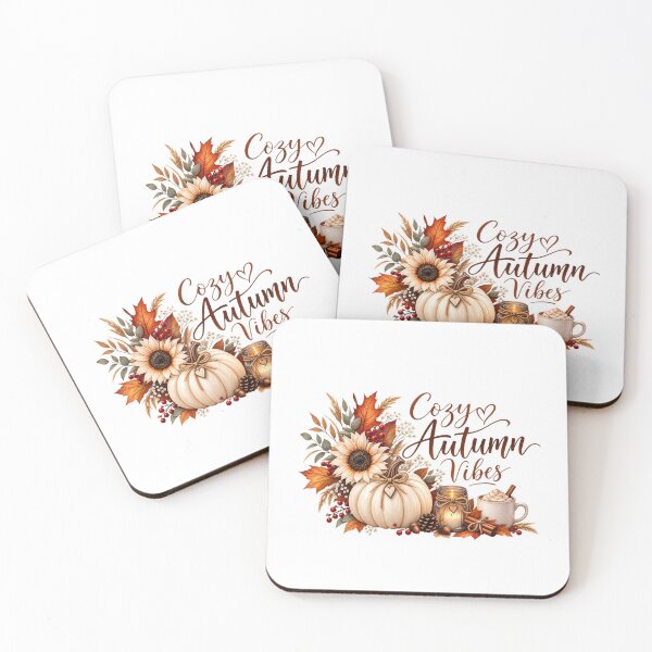 Item preview, Cozy Autumn Vibes Pumpkin Coffee designed and sold by Wild Ink Studio by Barbara.