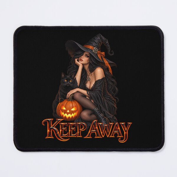 Item preview, Keep Away Halloween Witch designed and sold by AhmadAnnaPrints.