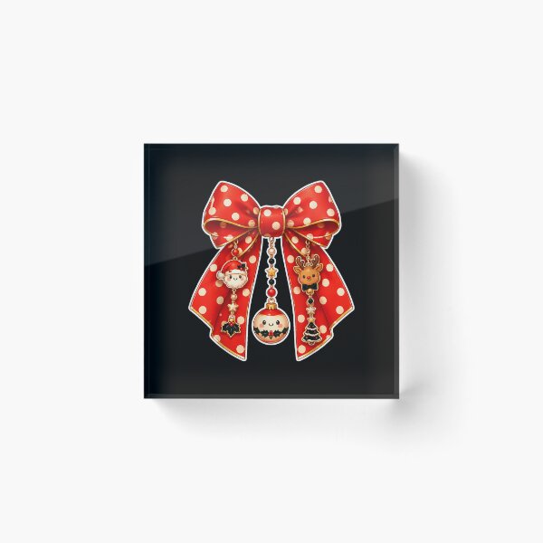Item preview, Christmas Charms Bow designed and sold by lopeztamdinh.