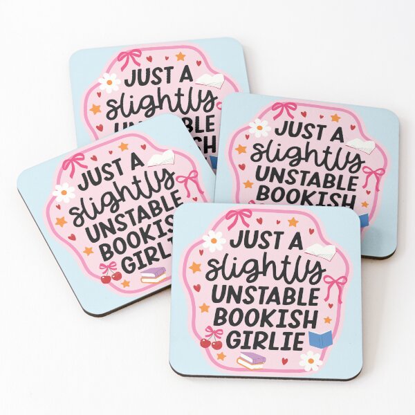 Item preview, Just a Slightly Unstable Bookish Girlie designed and sold by BrownHorse90s.