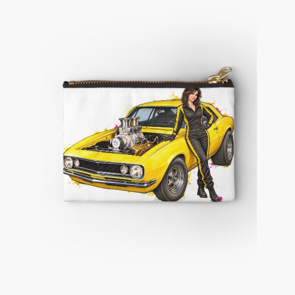 Item preview, Yellow Thunder — Supercharged Muscle Car Sketch designed and sold by Russell Thorne.