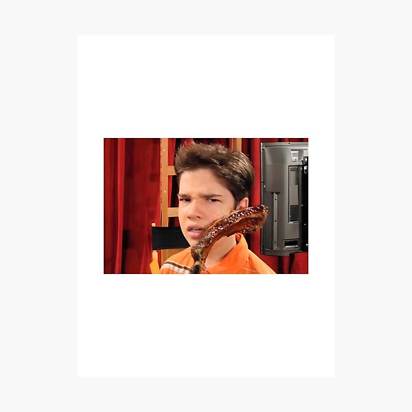 Item preview, Freddie Benson Funny Reaction Cartoon Slap Moment Illustration designed and sold by Sam te Kiefte.