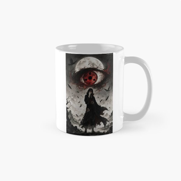 Item preview, Crimson Eye Shadow Warrior – Dark Japanese Ink Wash Fantasy designed and sold by Dyan4.
