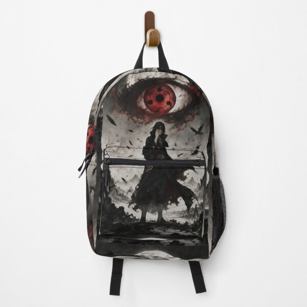 Item preview, Crimson Eye Shadow Warrior – Dark Japanese Ink Wash Fantasy designed and sold by Dyan4.