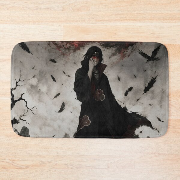 Item preview, Crimson Eye Shadow Warrior – Dark Japanese Ink Wash Fantasy designed and sold by Dyan4.