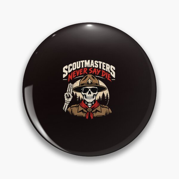 Item preview, Scoutmasters Never Say Die Skeleton Scout Leader Adventure designed and sold by ImeldaSparks.