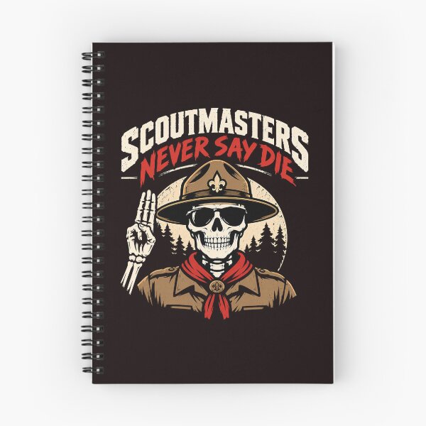 Item preview, Scoutmasters Never Say Die Skeleton Scout Leader Adventure designed and sold by ImeldaSparks.