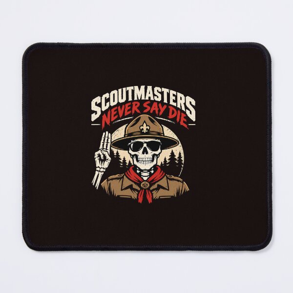 Item preview, Scoutmasters Never Say Die Skeleton Scout Leader Adventure designed and sold by ImeldaSparks.