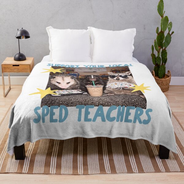 Item preview, Support Your Local SPED Teacher Raccoon designed and sold by SilasYuN.