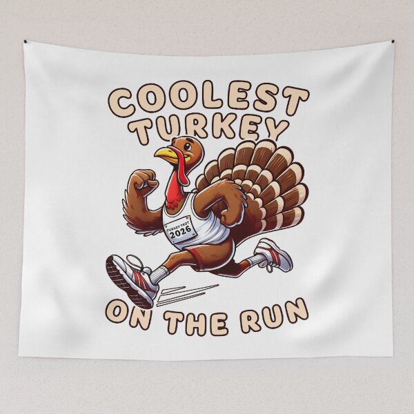 Item preview, Thanksgiving Turkey Trot 2026 Coolest Turkey on the Run  designed and sold by SilasYuN.