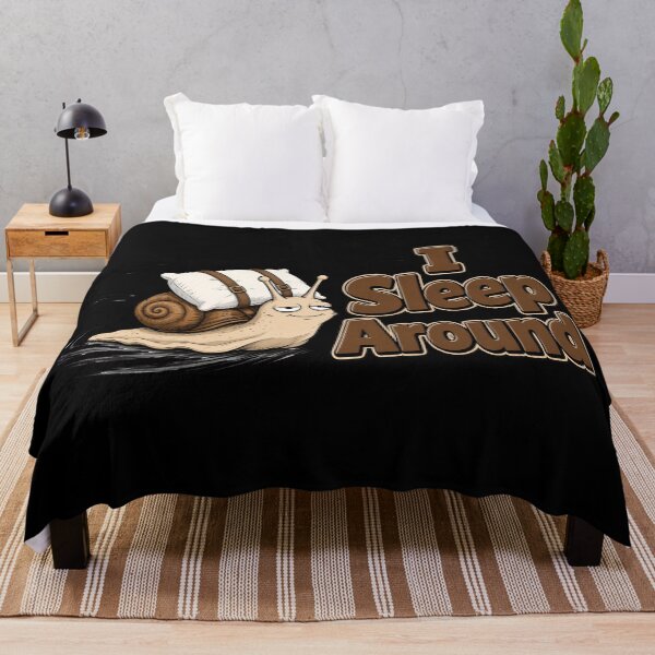 Item preview, I Sleep Around Snail designed and sold by TshirtsOnline-.