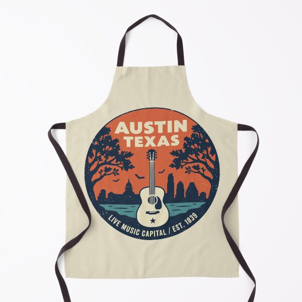 Item preview, Vintage Austin Texas Guitar Skyline designed and sold by Travelpeak.