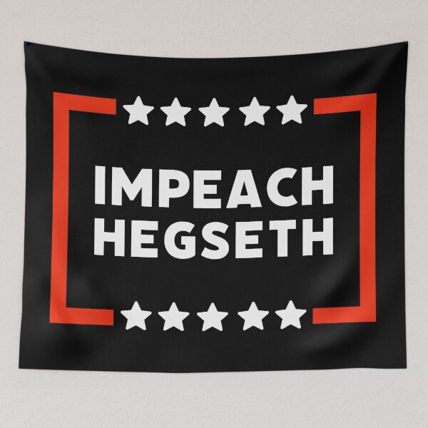 Item preview, Impeach Hegseth  designed and sold by Rachel the Artist .