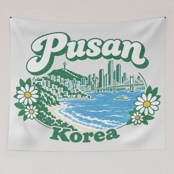 Item preview, Busan Pusan Korean Cute City designed and sold by HowToCanadian.