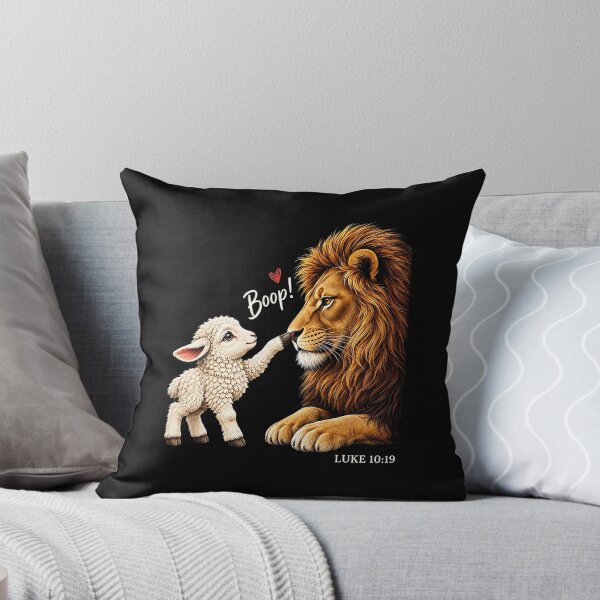 Item preview, Boop Luke 10:19 Christian Lion and Lamb designed and sold by khdmalakarak.