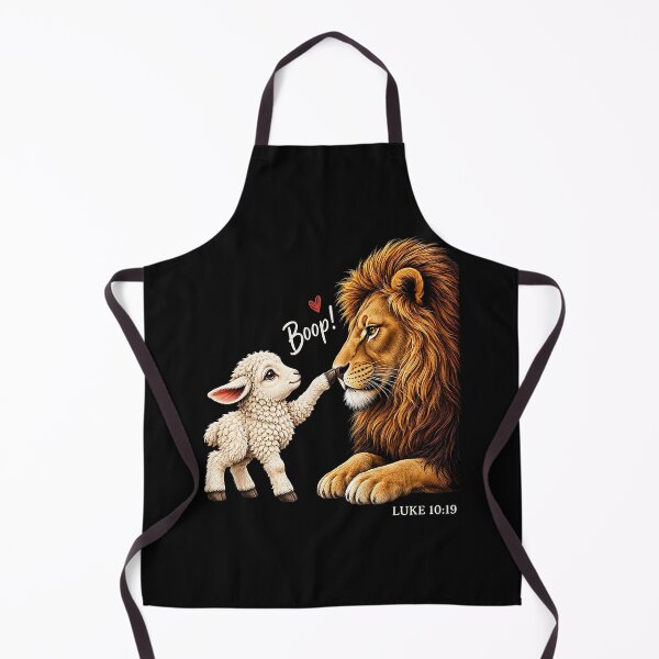Item preview, Boop Luke 10:19 Christian Lion and Lamb designed and sold by khdmalakarak.